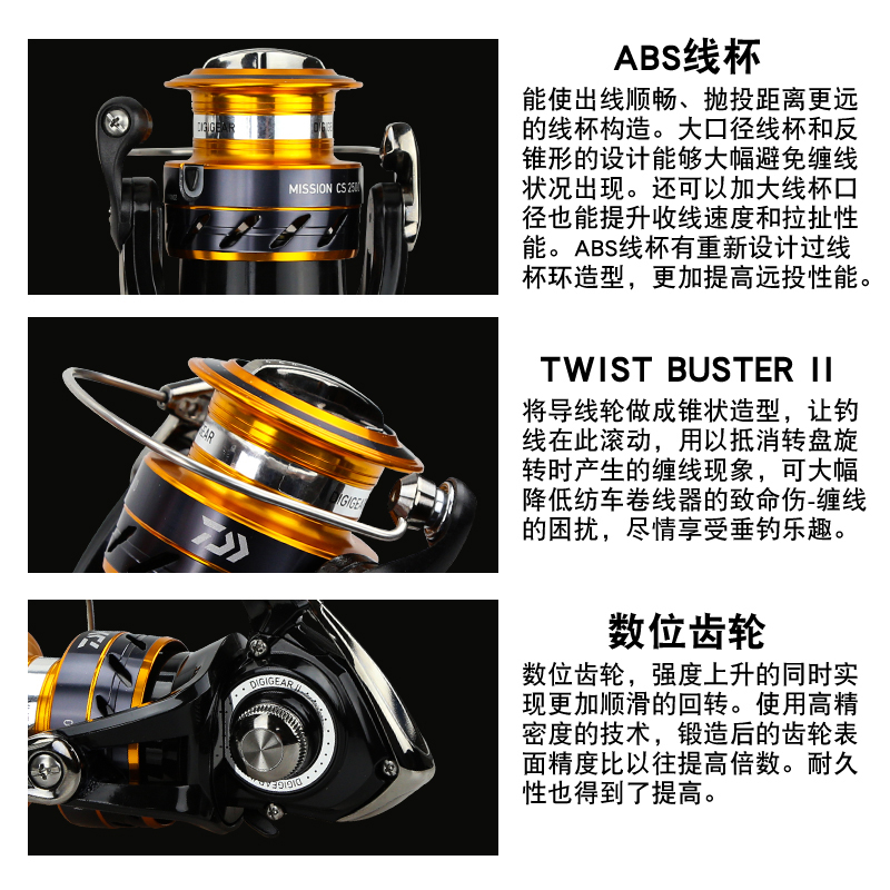 دايوا الصيد بكرة MISSION CS 20 - مراجعة Daiwa Reel Bg وسعره